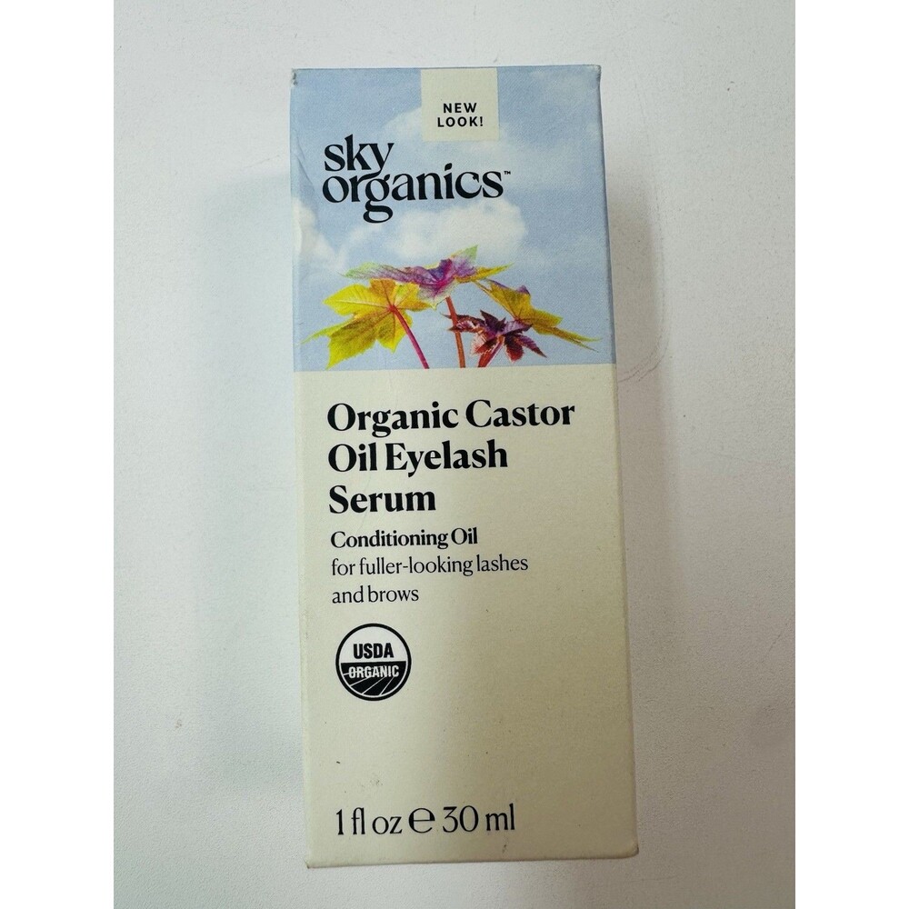 Sky Organics Organic Castor Oil Eyelash Serum 1 FL. OZ